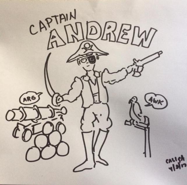 Andrew Pirate Characature